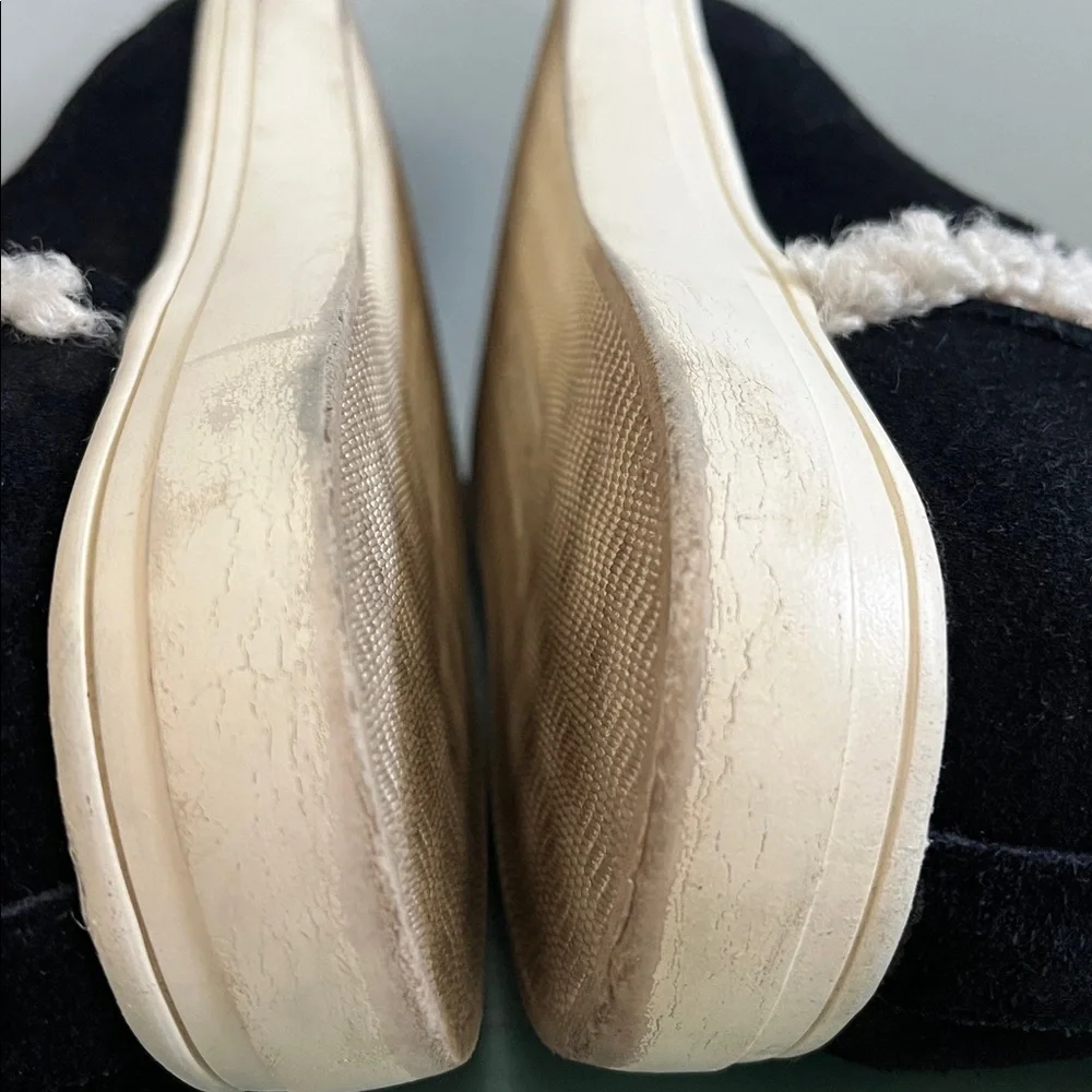 Lucky Brand black suede bootie sneakers  9.5